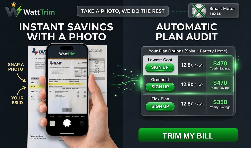 WattTrim - Instant savings with a photo