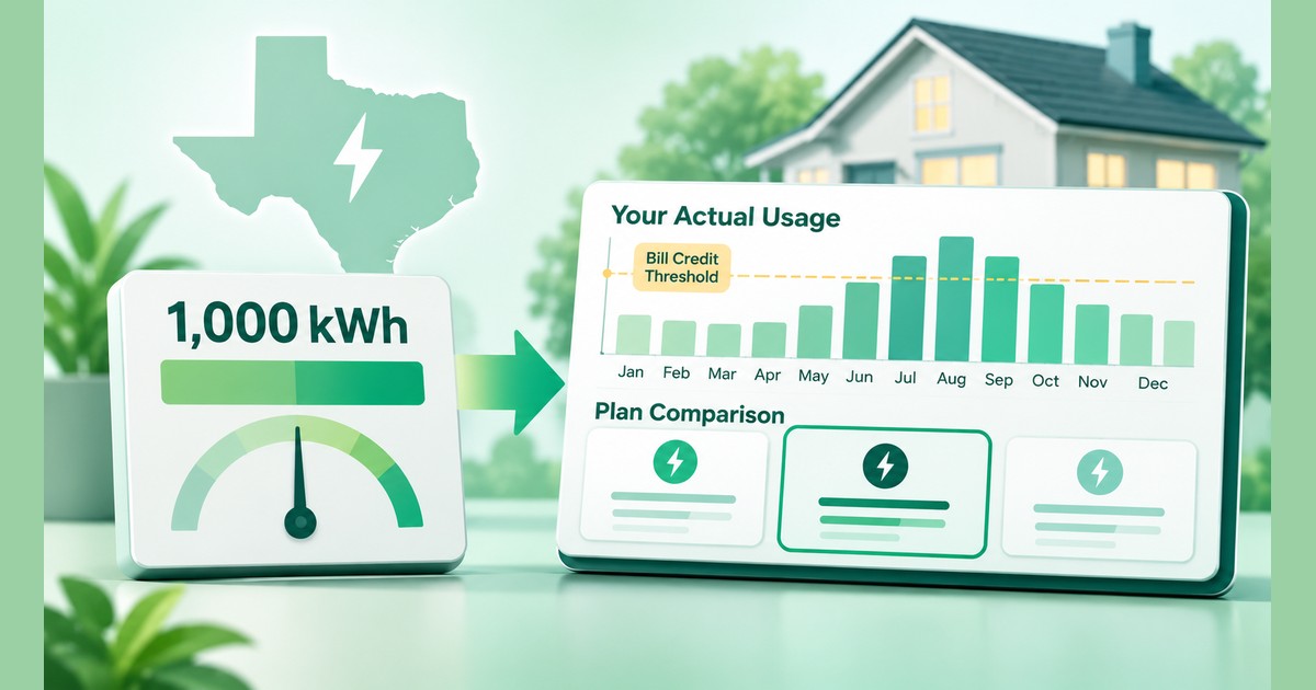 Electricity Plan Cost at Your Real Usage, Not the 1,000 kWh Average